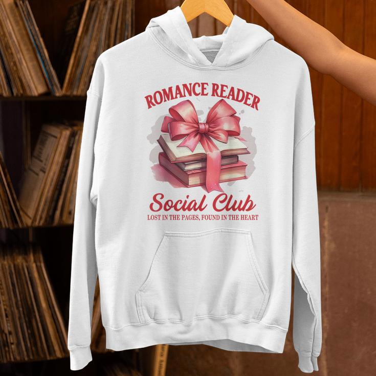 Romance Book Reading Bookish Romance Reader Social Club Unisex Hoodie Romance Book Reading Bookish Romance Reader Social Club Unisex Hoodie