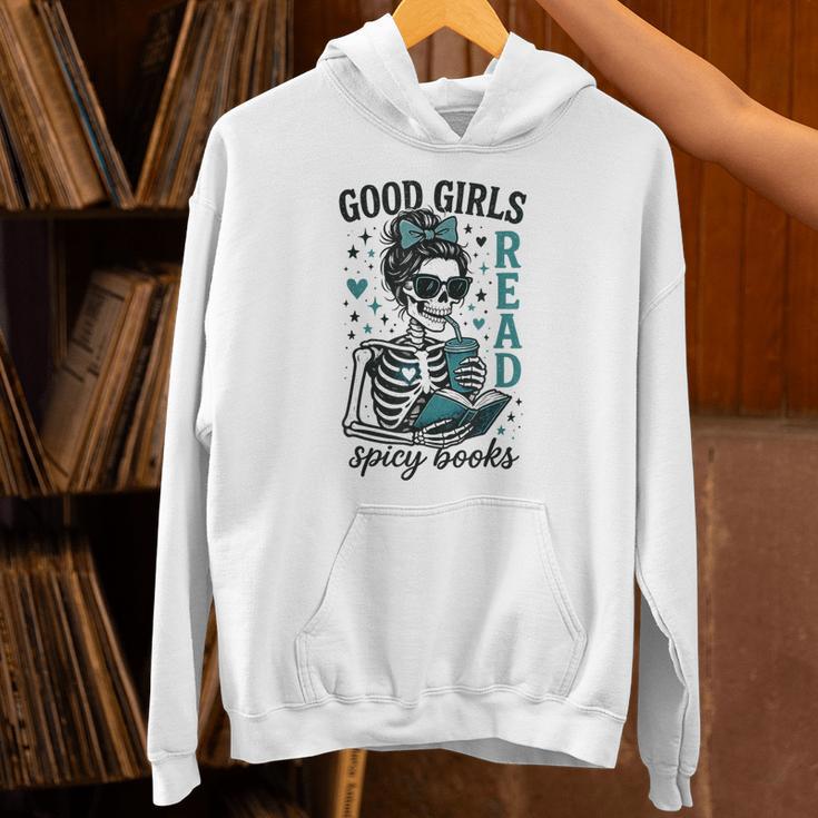 Romance Reader Good Girls Read Spicy Books Halloween Costume Unisex Hoodie