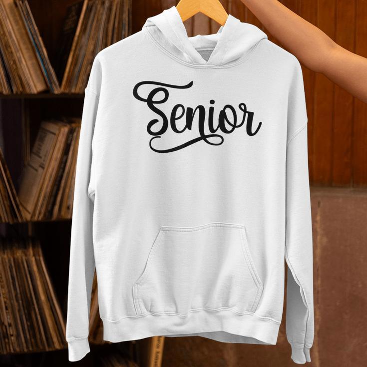 That Says Senior Cursive Script Graduation Unisex Hoodie