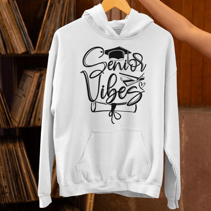 That Says Senior Vibes Graduation Diploma School Spirit Unisex Hoodie