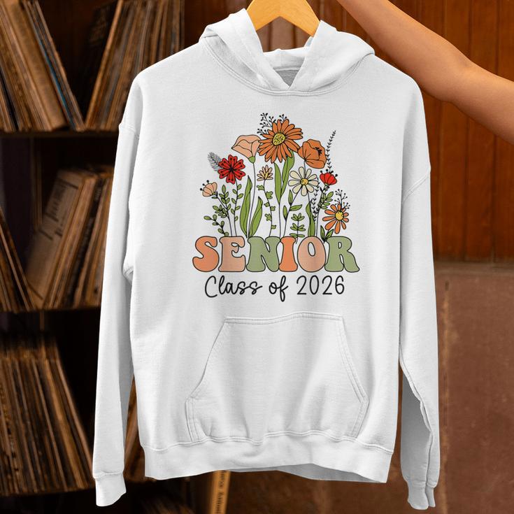 Senior 2026 Graduate Class Of 2026 Wildflowers Graduation Unisex Hoodie