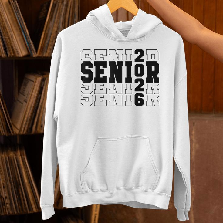 Senior Class Of 2026 Varsity Text Graduation Unisex Hoodie