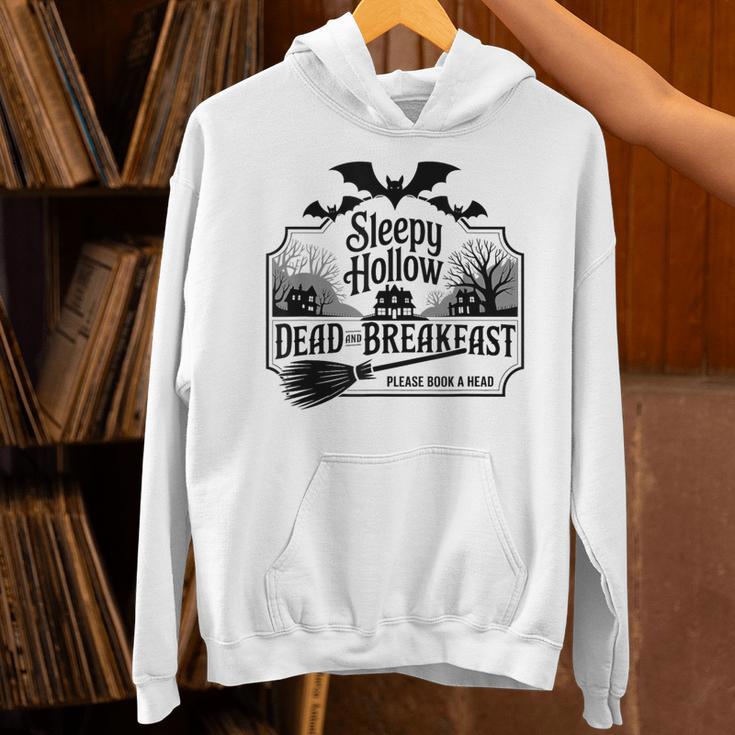 Sleepy Hollow Dead And Breakfast Please Book A Head Unisex Hoodie