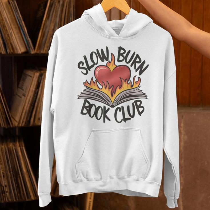 Slow Burn Book Club Romantasy Trope Smut Dark Romance Reader Unisex Hoodie Slow Burn Book Club Romantasy Trope Smut Dark Romance Reader Unisex Hoodie