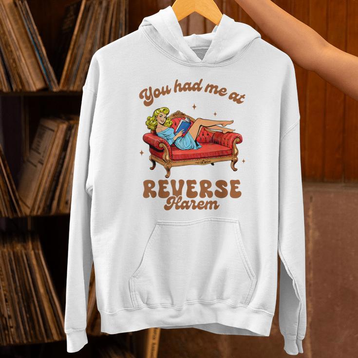 Smut Reader You Had Me At Reverse Harem Spicy Grey Book Unisex Hoodie