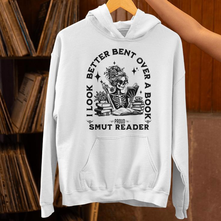 Smut Reader Skeleton Book Lover Dark Humor Art Premium Tri-Blend Unisex Hoodie Smut Reader Skeleton Book Lover Dark Humor Art Premium Tri-Blend Unisex Hoodie