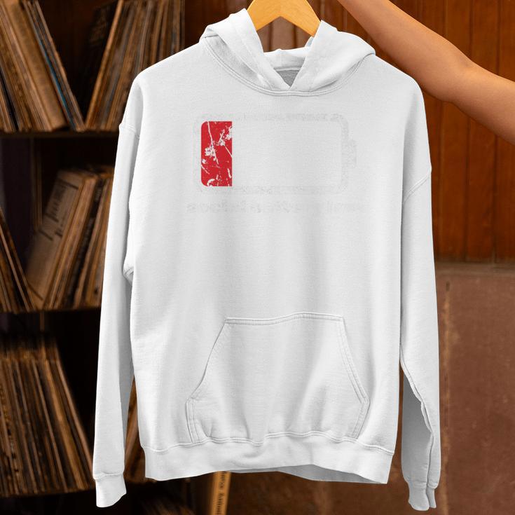 Social Battery Low Introvert Premium Unisex Hoodie Social Battery Low Introvert Premium Unisex Hoodie