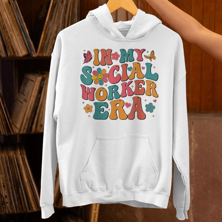In My Social Worker Era Cute Social Worker Graduation MSW Unisex Hoodie
