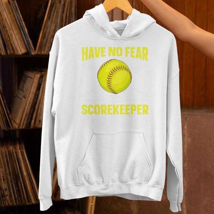 Softball Scorekeeper For a Score Book Keeper Premium Tri-Blend Unisex Hoodie