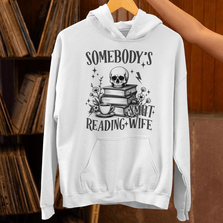 Somebody's Smut Reading Wife Smutty Book Lovers Unisex Hoodie Somebody's Smut Reading Wife Smutty Book Lovers Unisex Hoodie