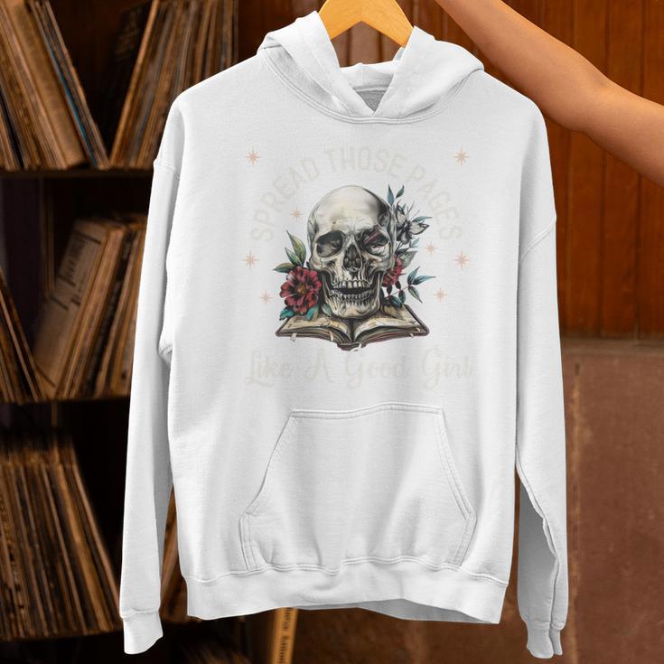 Spread Those Pages Like A Good Girl Dark Romance Smutt Books Unisex Hoodie