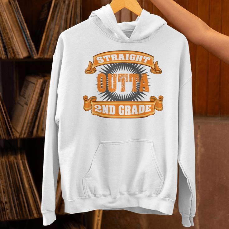 Straight Outta 2nd Grade Shirt Second Graduation Boys Girls Unisex Hoodie