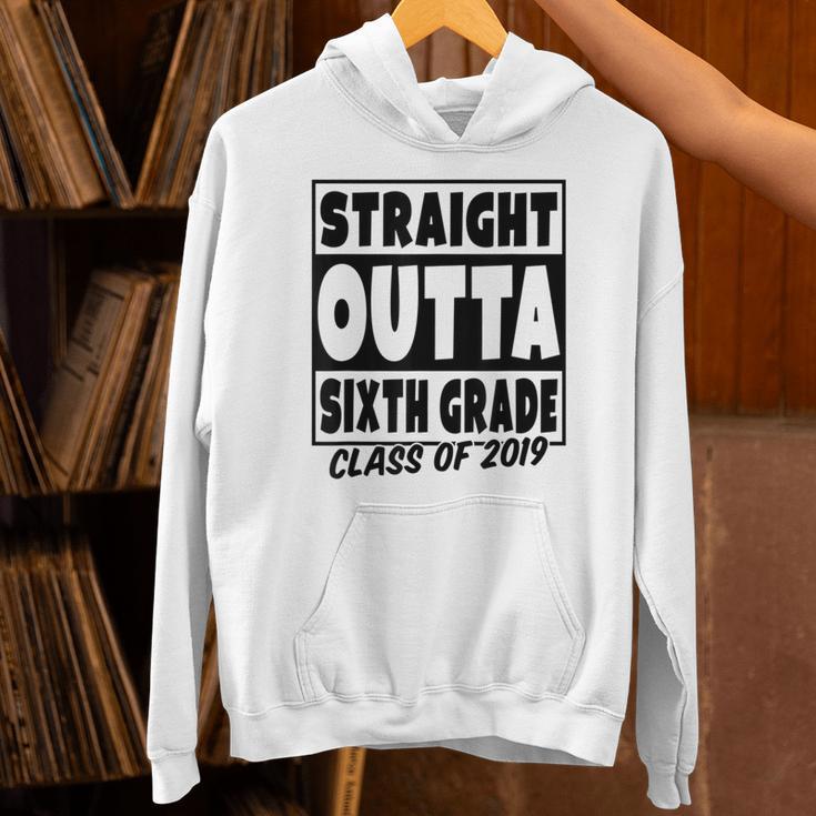 Straight Outta Sixth Grade Class Of 2019 Graduation Unisex Hoodie