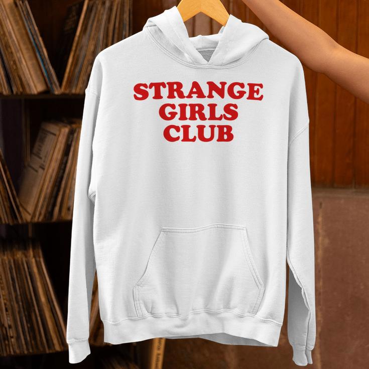 Strange Girls Club Weird Antisocial Introvert Humor Unisex Hoodie