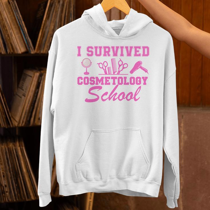 I Survived Cosmetology School Graduation Cosmetology Grad Unisex Hoodie