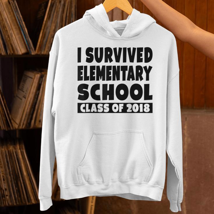 I Survived Elementary School Class Of 2018 Graduation Shirt Unisex Hoodie