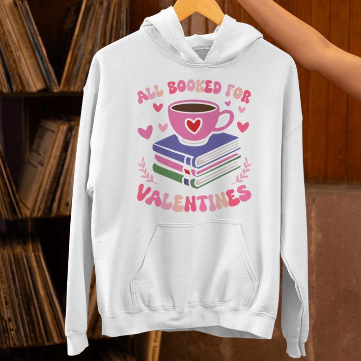 Valentines All Booked For Valentines Book Lovers Teacher Kid Premium Unisex Hoodie