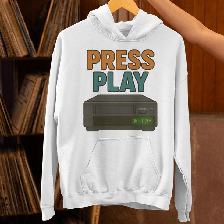 VHS Cassette Retro Analog Nostalgia Theme Unisex Hoodie VHS Cassette Retro Analog Nostalgia Theme Unisex Hoodie
