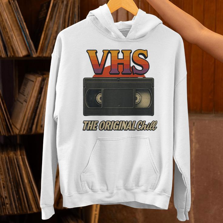 VHS Tape Nostalgia Old School Technology Humor Premium Unisex Hoodie