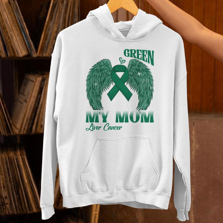 I Wear Green In Memory Of My Mom Liver Cancer Awareness Day Unisex Hoodie I Wear Green In Memory Of My Mom Liver Cancer Awareness Day Unisex Hoodie