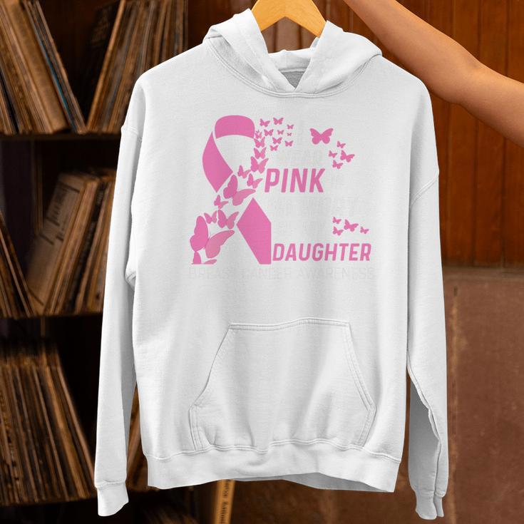 I Wear Pink In Memory Of My Daughter Breast Cancer Awareness Premium Unisex Hoodie