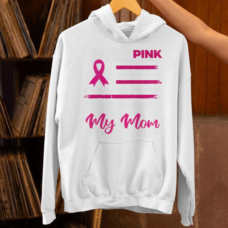 I Wear Pink In Memory Of My Mom Breast Cancer Awareness Premium Tri-Blend Unisex Hoodie I Wear Pink In Memory Of My Mom Breast Cancer Awareness Premium Tri-Blend Unisex Hoodie