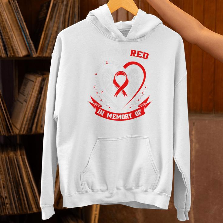 I Wear Red In Memory Of Friend Heart Disease Awareness Month Premium Unisex Hoodie I Wear Red In Memory Of Friend Heart Disease Awareness Month Premium Unisex Hoodie