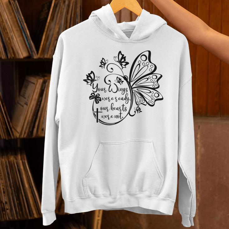 Your Wings Were Ready TShirt Memorial Day In Loving Memory Unisex Hoodie Your Wings Were Ready TShirt Memorial Day In Loving Memory Unisex Hoodie