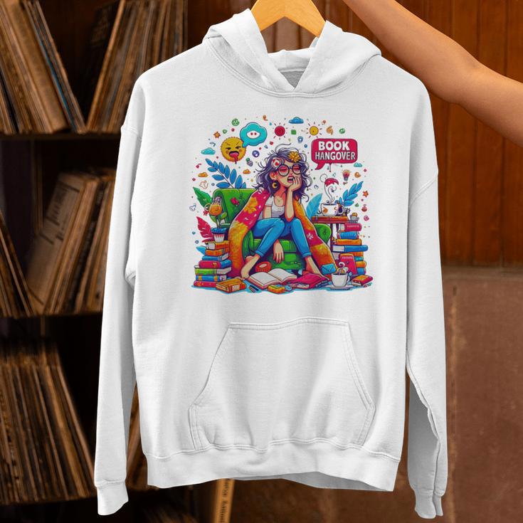Woman Book Lover Book Hangover Woman Premium Tri-Blend Unisex Hoodie