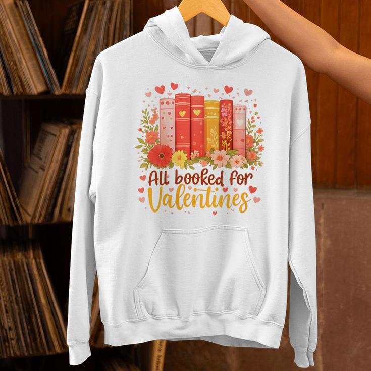 Women's All Booked For Valentine Teacher Valentines Reading Book Unisex Hoodie Women's All Booked For Valentine Teacher Valentines Reading Book Unisex Hoodie
