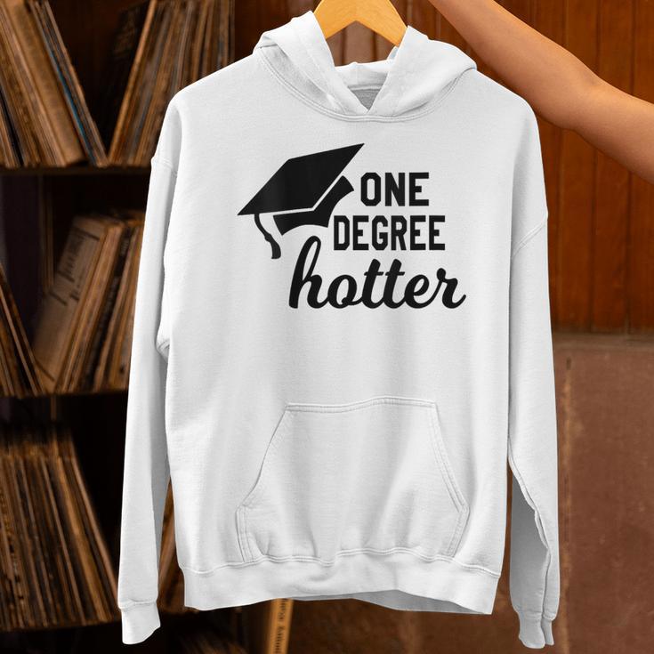 Women's One Degree Hotter College Masters PhD Graduation Party Unisex Hoodie