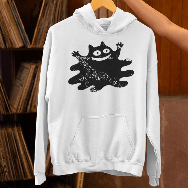 Yk2 Grunge Scary Cat With Tail Tomboy 90s Nostalgia Indie Premium Tri-Blend Unisex Hoodie