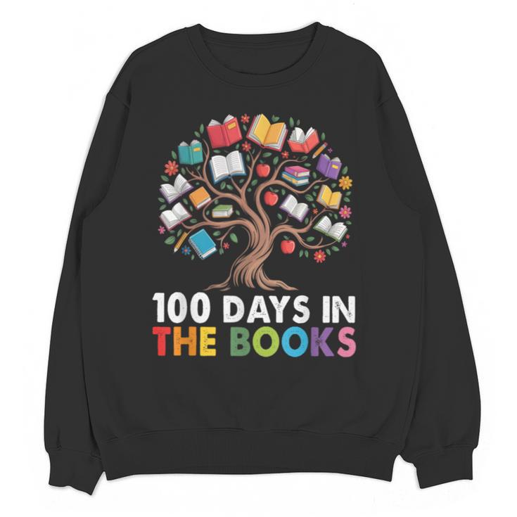 100 Days In The Books Reading Teachers Librarians School Unisex Sweatshirt