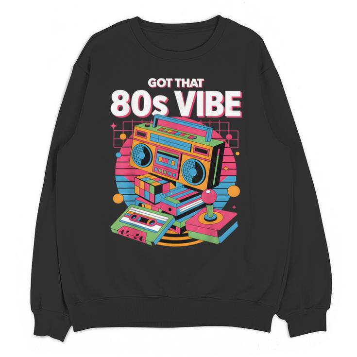 1980s 80s Reunion Nostalgia Memories Music School Grew Up Unisex Sweatshirt