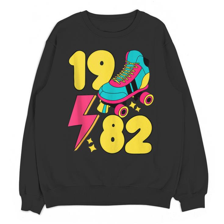 1982 Retro Raised In The 80s Old School Nostalgia Vibes Unisex Sweatshirt