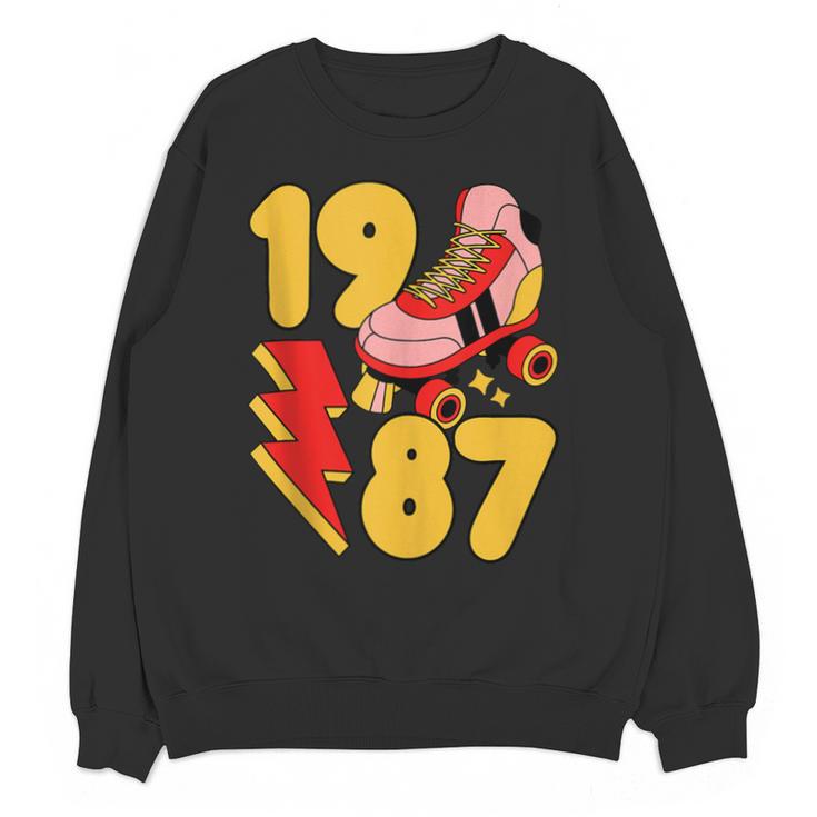 1987 Retro Roller Skate Vintage 80s Nostalgia Collector Unisex Sweatshirt