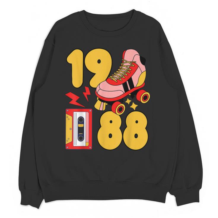 1988 Retro Raised On 80s Music Old School Nostalgia Punk Unisex Sweatshirt