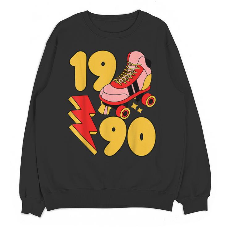1990 Retro Roller Skate Vintage 90s Nostalgia Collector Unisex Sweatshirt