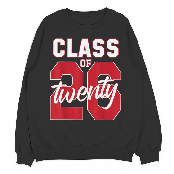 2 Sided Class Of 2026 Senior 2026 Graduation Unisex Sweatshirt