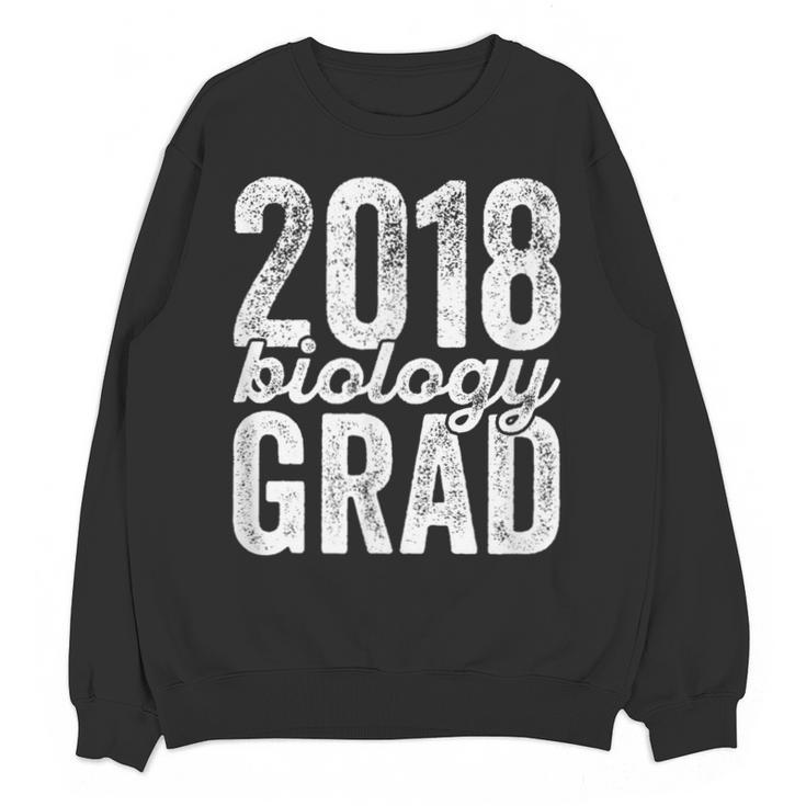 2018 Biology Graduation Biologist Graduate Degree Unisex Sweatshirt