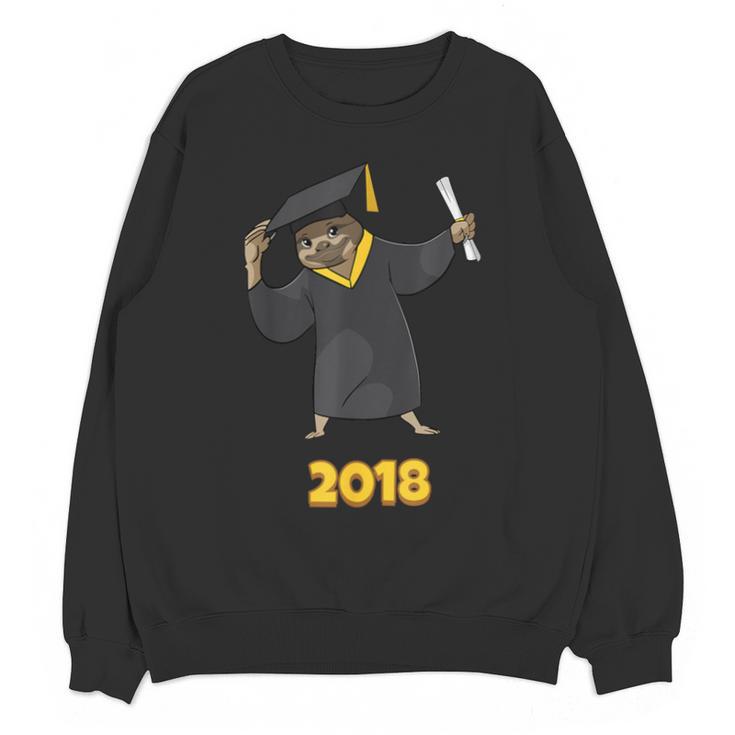 2018 Graduation Shirts Sloth Lovers For Women Teens Unisex Sweatshirt