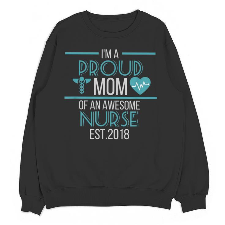 2018 Nursing Graduation Shirt For Nurse Student Mom Unisex Sweatshirt