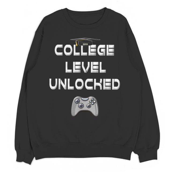 2019 High School Graduation College Level Unlocked Tee Unisex Sweatshirt