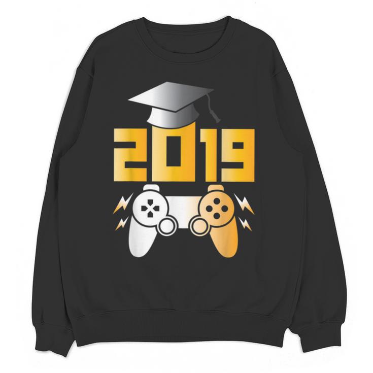 2019 High School Graduation Shirt Gamer Graduate Unisex Sweatshirt
