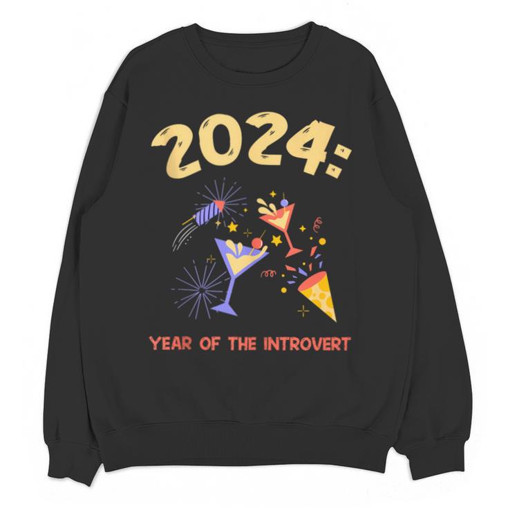 2024 Year Of The Introvert New Year Adventures Unisex Sweatshirt