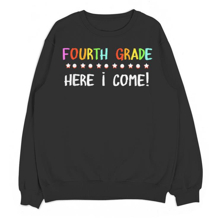 4th Grade Here I Come Cute 3rd Grade Graduation Shirt Unisex Sweatshirt