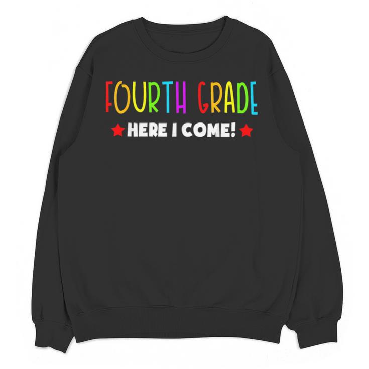 4th Grade Here I Come Kids 3rd Grade Graduation Unisex Sweatshirt