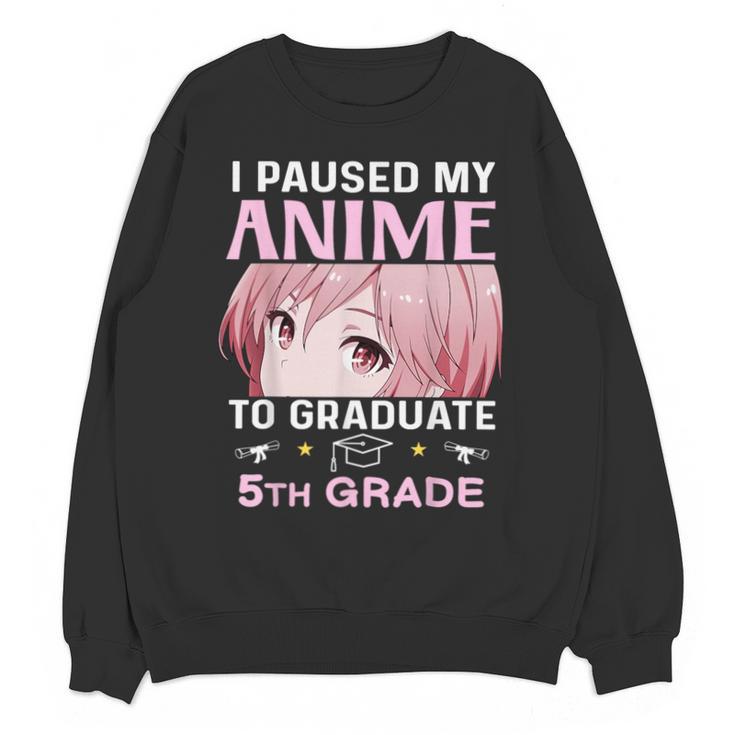 5th Grade Graduation Anime 2025 Graduate Elementary Girls Unisex Sweatshirt