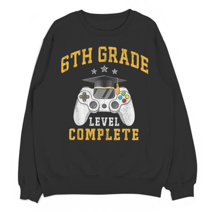 6th Grade Graduation Senior Video Gamer Graduated Unisex Sweatshirt