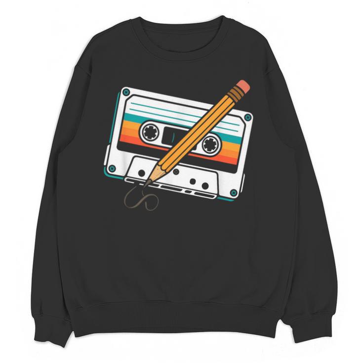 80 S 80s 90s Cassette Tape Nostalgia Retro Band Unisex Sweatshirt